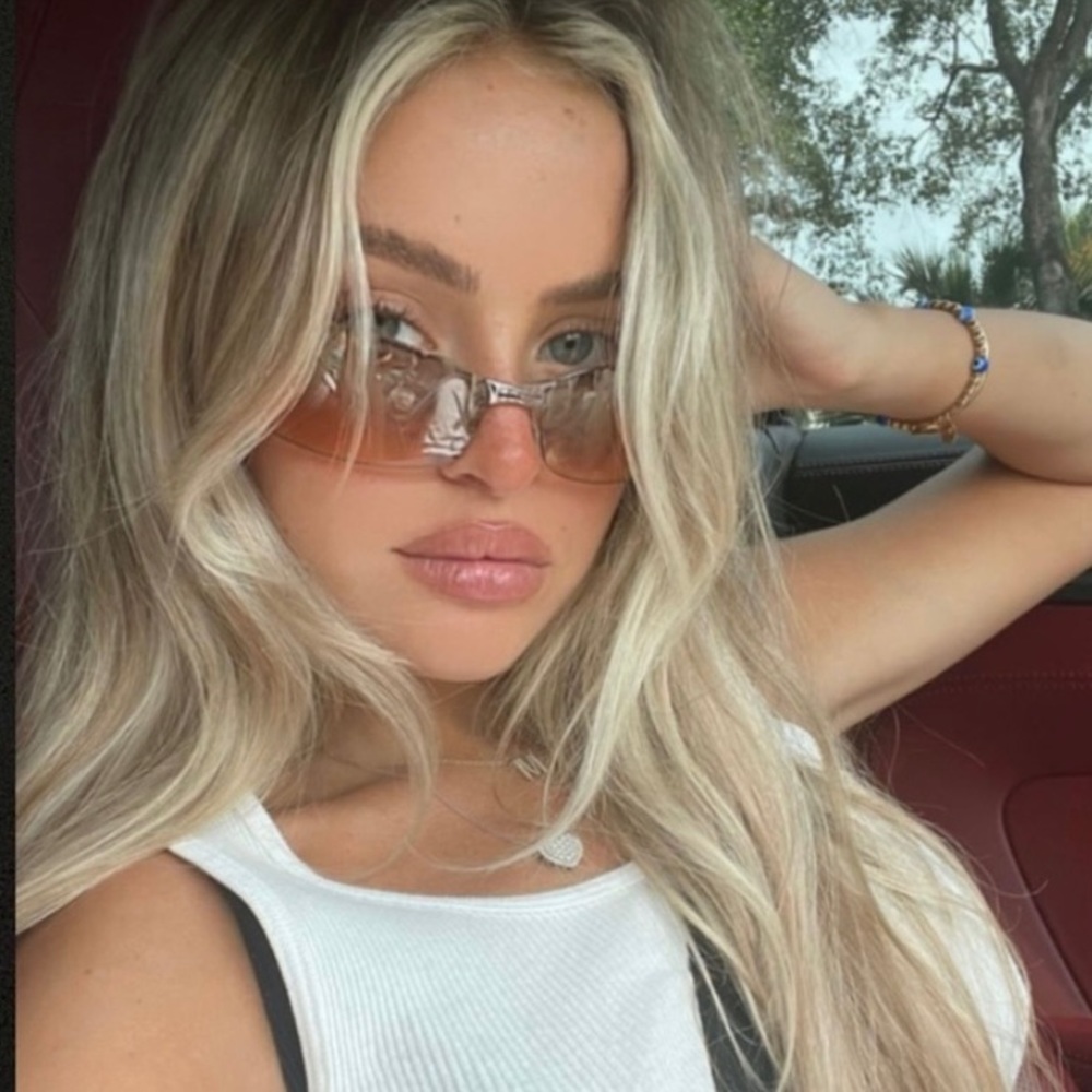 DIOR Pop/n Sunglasses Rimless Champagne Pink Gradient